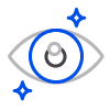 sparkly eye icon image
