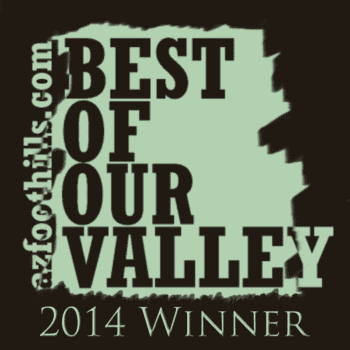 2014 azfoothills.com best of our valley award winners